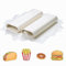 Kinsinder 100pcs Cake Wax Paper, Food Wrapping Paper, Waterproof Wax Paper, Oilproof Cake Wrappers, Gift Wrapping Paper for Crafting Cheese Nougat Chocolate (White)