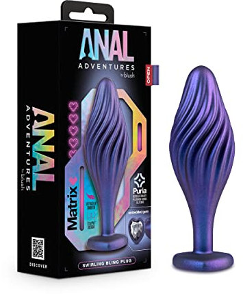Blush Anal Adventures Analplug Lila 11,4 cm