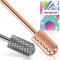 Broca Para Uñas 2 Piezas, Brocas de Carburo de Tungsteno 3/32'' Brocas Profesionales Para Uñas de Acrílico, Gel Duro, Uñas de Polvo de Inmersión, Tapa Lisa Seguridad Gruesa Brocas de Uñas Para Máquina