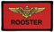 Top-Gun Hahn Patch (8,9 cm) Haken und Schleife Abzeichen Golden Warriors US Navy Fighters Waffe Schule Flug Anzug DIY Kostüm Patches