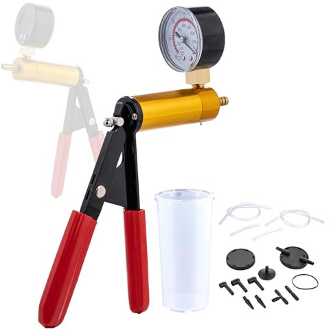 Kit de Purga de Frenos KATSU, Juego de probador de Bomba de vacío de Mano, Herramienta de Purga de Fluido para automóvil, Motocicleta, Motocicleta 450820