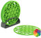 BIASTO Filz-Untersetzer 6er-Set | Grün (008) mit Ständer | Blume des Lebens | 10cm Durchmesser | Made in Germany