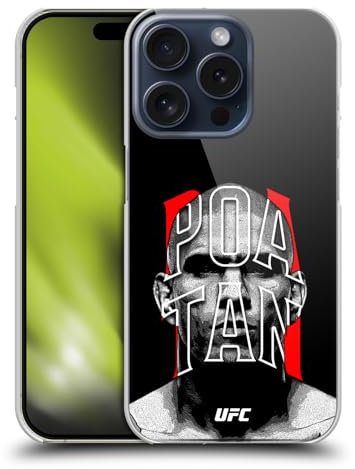 Head Case Designs Offizielle UFC Grafik Alex Pereira Harte Rueckseiten Handyhülle Hülle Huelle kompatibel mit Apple iPhone 15 Pro