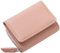 RRANCharltu Geldbörse Damen Klein Leder Kleines Portemonnaie Damen Mini Geldbeutel mit Zipper Münzfach Kartenfächer, Rosa