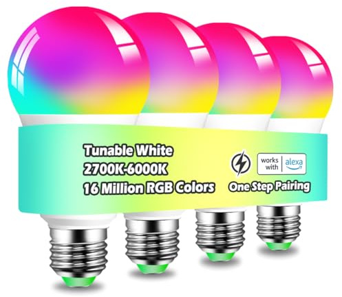 MELPO Smart Light Bulbs, 1300LM Color Changing Light Bulb, E26 Smart Bulbs