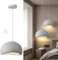 CNMKLM Moderne Pendelleuchte 50CM Wabi-Sabi-Stil Hängeleuchte E27 Weißer Pendellampe Esstisch Hängelampe Verstellbare Heimdekoration Kronleuchter Für Esszimmer Schlafzimmer Wohnzimmer Kücheninsel