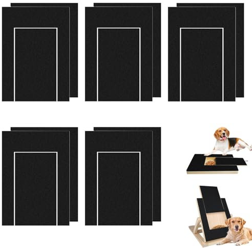 Cnwinu Krallenschleifer für Hunde mit Snack-Box,Hunde Krallenschleifer mit 2 Ersatzblättern Schleifpapier,Kratzbrett Hund,Nagelpflege von Haustieren,Alternative Krallenschleifer (10Stk Schleifpapier)