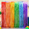 Red Bronze Gold 2 Stück Lametta Vorhang Regenbogen, Glitzervorhang Lametta, Glitzer Party Vorhang, Folien Fransen Hintergrund fur Kinder Party Deko Weihnachten Geburtstag Abschlussball Urlaub LGBT