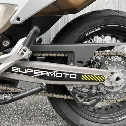 Resin Bike Aufkleber für Motorrad Kompatibel mit Husqvarna 701 SM 2016-2024. Schutz Motorrad Kardangehäuse vor Stößen und Kratzern. Aufklebersatz 3D-Harzklebstoff - Stickers Made in Italy