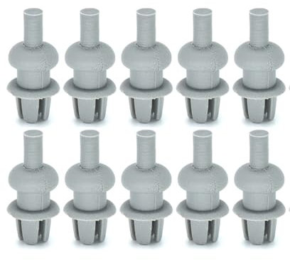 NEGRO 10X Auto Paket Regal Clips Fit for SEAT, Ibiza Cordoba 6K Toledo 1M 1992-1999 Boot Haken Schnur String Aufhänger Halter Feste Clips für den Riemen der hinteren Hutablage