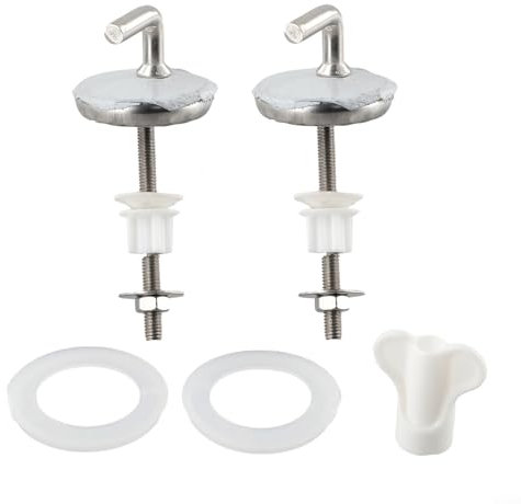 2Pcs Set Of Hinges For Toilet Seat, Toilet Seat Top Fittings Quick Release Toilet Seat Hinges Replacement, For WC Toilet Blind Holes