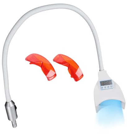 Dentaire Blanchiment LED Lampe Dental Blanchiment Lumière Avec Lunettes Dents Blanchissant La Lumière,Pour La Famille,Hôpital, Dentisterie