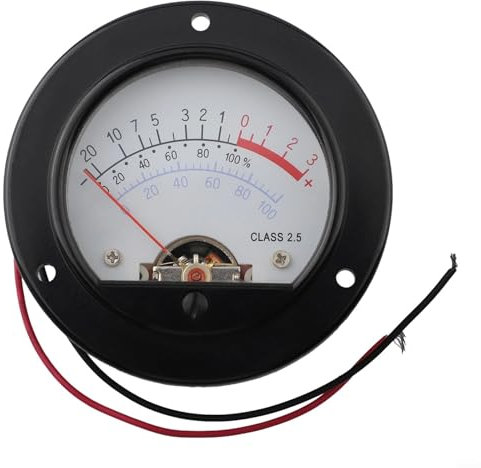 Hochauflösendes VU-Testgerät mit Hintergrundbeleuchtung, perfekt für nächtliche Audio-Messungen