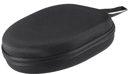 LABRIMP Custodia Rigida Nera Per Cuffie Borsa Trasporto Compatibile Con Modelli Ear Interno Morbido e Tasca Mesh Dimensioni Protezione Portatile Resistente