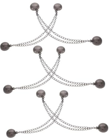 Legierung,, Magnetischer Kleiderclip für Hosenbeine | Hosenclips zum Kürzen, ohne Nähen zum Saum Anpassen, 6 Stück, Magnetischer Verschluss