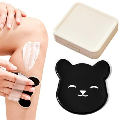 Nixiara Sonnenschutzcreme Applikator,Bärenförmiges niedliches Hautpflege-Pad | Silikon Sonnenschutz Applikator - für Körperlotion Sonnenschutzcreme Hautfeuchtigkeitscreme BB Creme Beine und Füße für