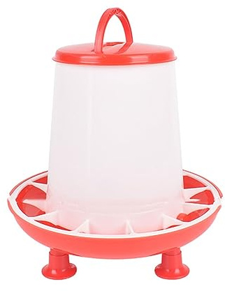 Elnwnnkc Set abbeveratoio per pollame Addensato per pollame all ' Aperto Contenitori per Acqua per Anatre quaglie piccioni Fontana per pollame Forniture per irrigazione per polli