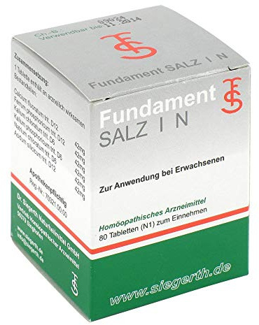 FUNDAMENT-Salz I N Tabletten 80 St