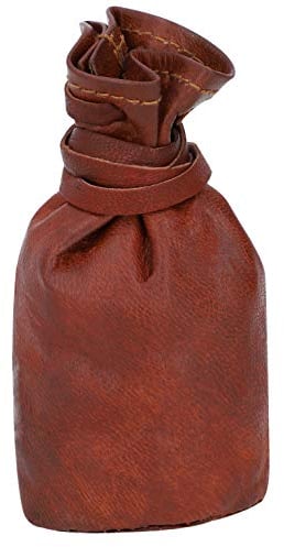 Gusti Geldbeutel Leder - Arlo Beutel Säckchen Utensilien Ziegenleder Vintage Braun Leder