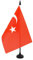 AZ FLAG - Tischflagge Türkei - 21x14 cm - Türkische Tischfahne 14 x 21 Cm - Flaggen