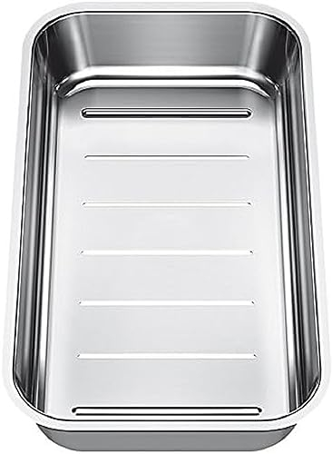BLANCO Multifunktionsschale | Edelstahl | 344 x 194 mm | Passend zur CLASSIC NEO | Mehr Funktionalität für Becken und Spülen | Aus hochwertigem, pflegeleichtem Edelstahl