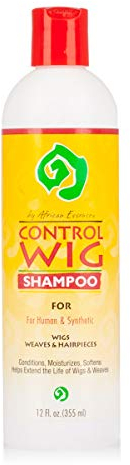African Essence Control Wig Shampoo for Human and Synthetic Hair (12 Oz) by Universal Beauty Products