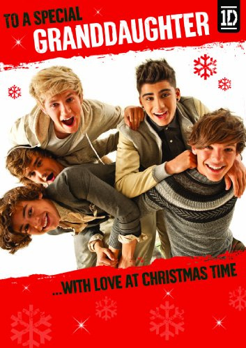 Weihnachtskarte für Enkelin, Motiv One Direction
