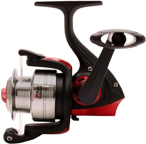 ABU GARCIA 1345014 Cardinal 50 Spinnrollen, Schwarz/Rot