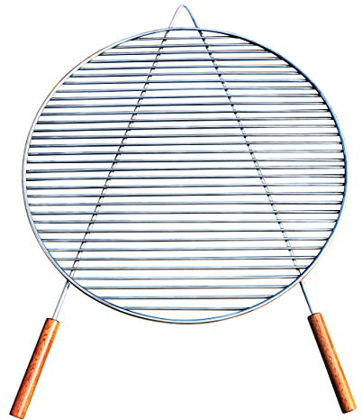 VEIKIN DESIGN Edelstahl Grillrost für Feuerschale 90 cm, Auflegegrillrost, Profi-Grillrost in Top-Qualität!
