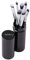 Essential Eye Brush Set par Impora London. 7 pinceaux inclus et boîte en métal compacte