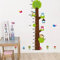 HALLOBO® Wandtattoo XXL Baum Wald Tier Messlatte Eule AFFE Wandaufkleber Wandsticker Kinderzimmer Kinder Baby Babyzimmer