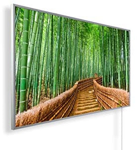 Bild-Infrarotheizung ✓ HD Qualität ✓ 5 Jahre Herstellergarantie ✓ Tolle Motive ✓ Überhitzungsschutz ✓ inkl. Thermostat ✓ 600W ✓ Motiv: 182. Japan Bambo
