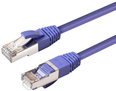 MicroConnect 1 m Cat6 S/FTP (sstp601p S-STP) Purple (RJ45 Network Cable RJ-45 Male/Male Category 6 S/FTP (S-STP), Purple)