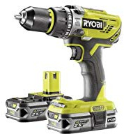 Ryobi Perceuse-Visseuse A Percussion Pack + 2 Batterien - 2,5 Ah - 50 Nm