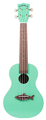 Kala - MK-CS/GRN - Ukulele Konzert Shark - Surf Green - mit Tasche