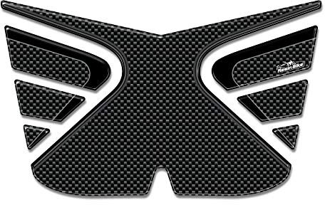 Resin Bike Adesivi Scooter Compatibile con Honda Integra 700-750. Protezione Pedana Superiore da Urti e Graffi. Adesivo 3D Resinato - Effetto Carbonio