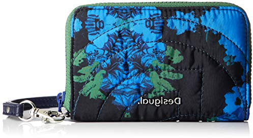 Desigual Damen Geldbörse Geldbeutel Portemonnaie blau