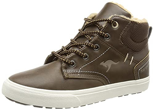 KangaROOS KAVU X Sneaker, dk Brown/Sand, 26 EU