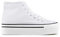 MODELISA - Zapatillas Deportivas con Plataforma para Mujer (Blanco/Lona, Numeric_40)