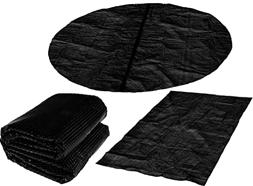 PoolSun Premium Solarplane Schwarz 400µm Diverse Größen (488cm rund)