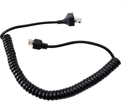 UAYESOK Cavo microfono di ricambio RJ-45 da 8 pin a 8 pin Cavo microfonico (cavo di rete Lan LRJ45) per radio mobile Kenwood KMC-30 KMC-32 KMC-35 TK-7100 TK-760 TK-768 TK-780G
