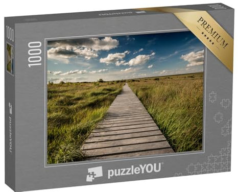 puzzleYOU: Puzzle 1000 Teile „Weite Landschaft mit Weg“ – aus der Puzzle-Kollektion Belgien
