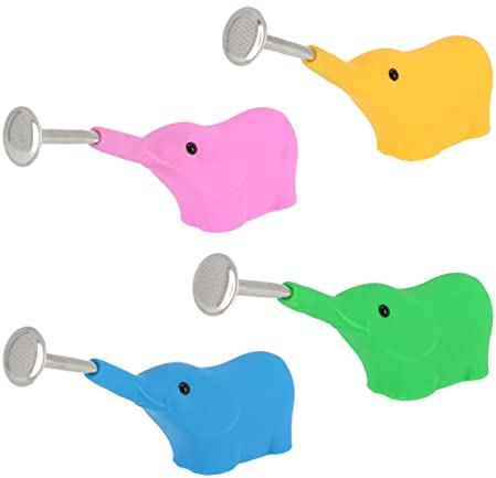 Rivanto® Gießbrause Motiv Elefant mit Edelstahlbrause, 1 Stück, ideal für Setzlinge und kleine Pflanzen