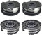CDIYTOOL 4 Stück Ersatz Fadenspulen für Parkside LIDL PRTA 20-Li C3 A1 B2, PRT 550 A1, PRT 550 A3, PRT 300 A1, 8,3 m 1,65 mm Spulen kompatibel mit Parkside Akku-Rasentrimmer