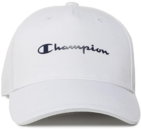 Champion Unisex Lifestyle Caps-800380 Baseballkappe, Weiß (WW001), One Size