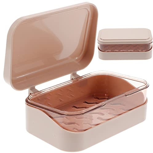 1 boîte à avec égouttoir Amovible et Couvercle, Porte-, 2 étages (Rose)