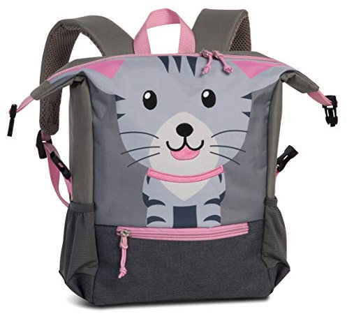 Fabrizio Go Green Kinderrucksack Kindergarten Rucksack Mädchen Jungen 20643, Farbe:Dunkelgrau