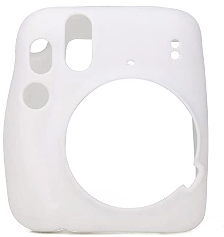 Braleto Camera Protective Case Compatible with Fujifilm Instax Mini 11 Soft Silicone Shockproof Protective Case, white, Camera Bags