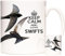 KAZMUGZ Tasse mit Vogelmotiv, Aufschrift Keep Calm and Love Swifts Exklusiv von Keramik-Geschenktasse Ausgezeichnetes Geburtstagsgeschenk British Bird Bird Mug