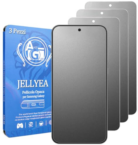 JELLYEA 3 Stück Matt Schutzfolie für Samsung Galaxy A54 5G Anti-Fingerabdrück Anti-Reflex Anti-Kratzer Displayschutz 9H Gehärtetes Glas für Galaxy A54 5G,6.4